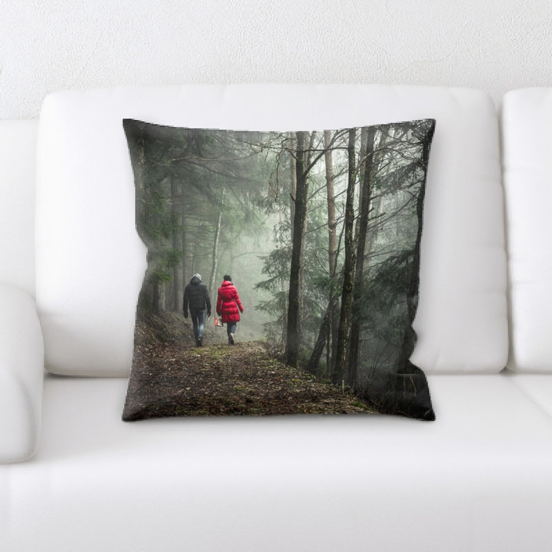 Microsuede Throw Pillow