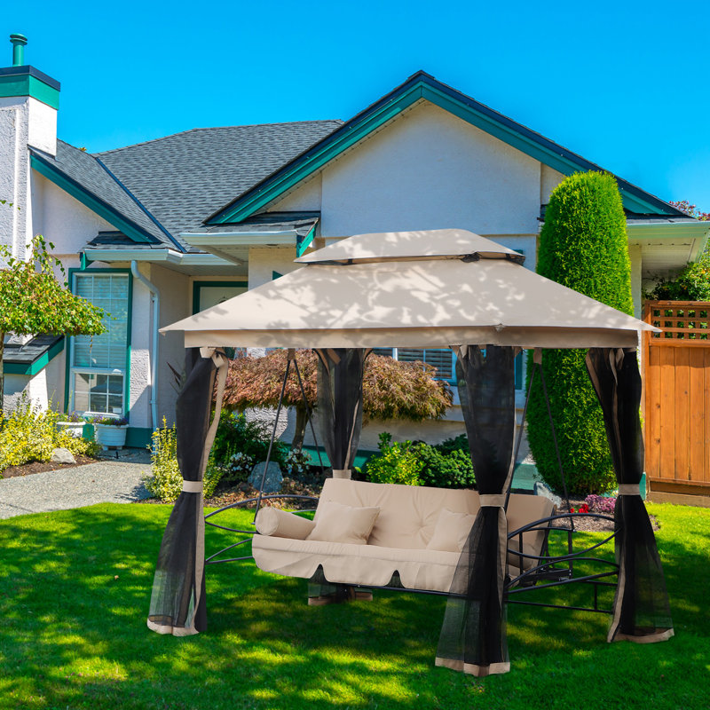 Monterey 3 Person Porch Swing with Canopy