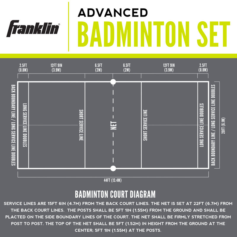Ensemble avancé de badminton