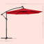 Piqua 300cm Lighted Market Parasol-240736460
