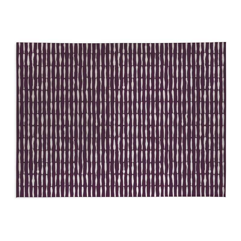 Tapis de cuisine Chuck, Rectangulaire 2 pi x 3 pi, Aubergine