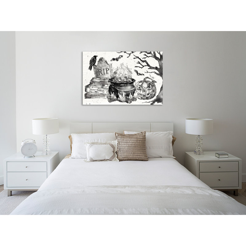 Phantoms Of The Night I by Anne Tavoletti - Wrapped Canvas Painting, 28" H x 42" W x 1.5" D