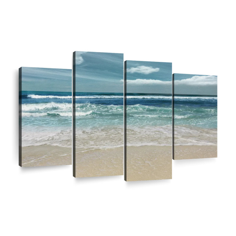 Symphonie de la mer, reproduction d'art sur toile, H 42 po x l 68 po x P 1,25 po