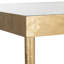 Ingrid Glass Top Metal Base Writing Desk