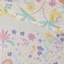 Édredon réversible en coton mauve à motif floral avec 3 éléphants et autres motifs d'herbivores, lavable à la machine pour tous les animaux d'Afrique