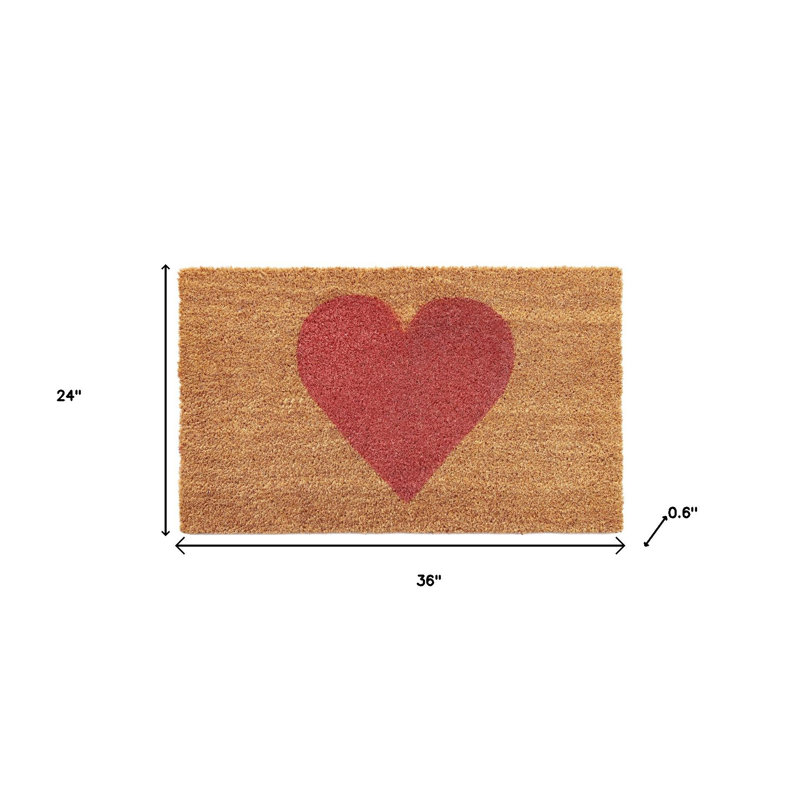 Paillasson 24 po x 36 po Coir, 24" W x 36" L