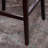 Swivel Height Bar Stools, Wooden Frame With Fabric Sponge Cushion, Simple Style For Kitchen Island