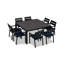 Pacifica Outdoor 9 - Piece Dining Set with Cushions-898008367-898008363