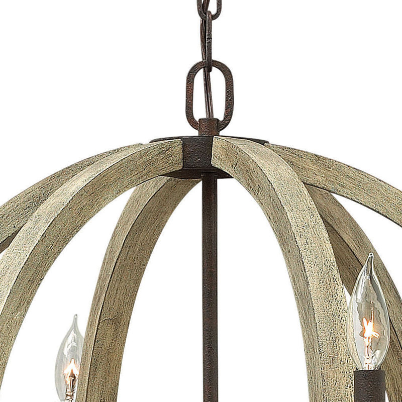 Oceane 6-Light Candle Style Globe Chandelier