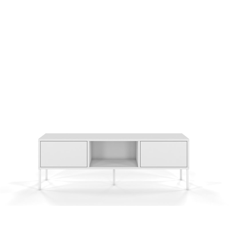Caola Unfinished TV Stand for TVs up to 50", White