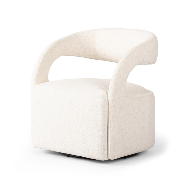 Hawkins Swivel Armchair, Omari Natural