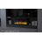3 Sided Glass Electric Fireplace Multicolors,Inserts And Remote&App Control,Heater And Multicolors Flame Effect Combination,DIY Log&Crystal Combination-1155432922