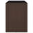 Table de bar d'extérieur rectangulaire de L 57,1 po x l 31,5 po Datavian-88468455