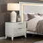 Table de chevet avec tiroirs, meubles de chambre à coucher modernes, 1 pièce
