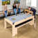 Gosports 7 Ft 3-in-1 Multi Game Pool Table Set with Dining Top, and Table Tennis Game