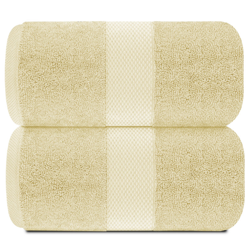 Drap de bain 100% coton Aldemar, Beige