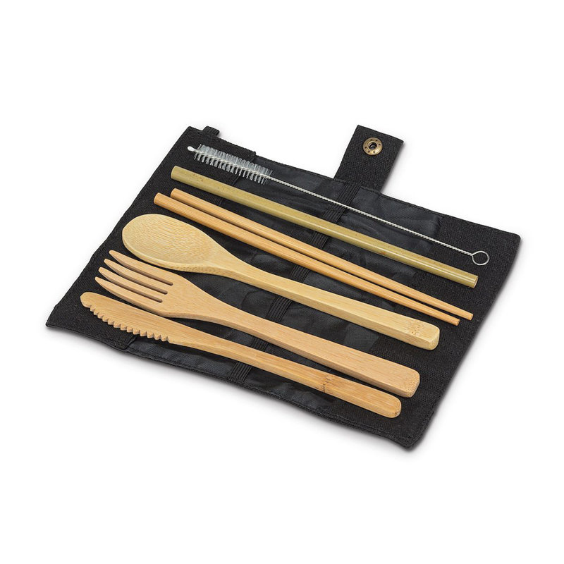 Ebern Designs Eulalee Flatware Set, Black