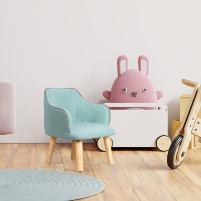 Chaise basse en bois avec dossier Home