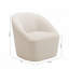 Fauteuil pivotant Anson Boucle