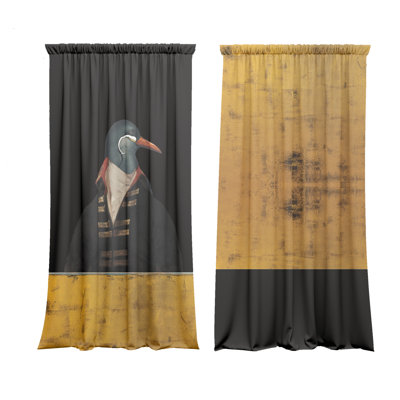 Irvinson Velvet Blackout Curtain Panel Pair