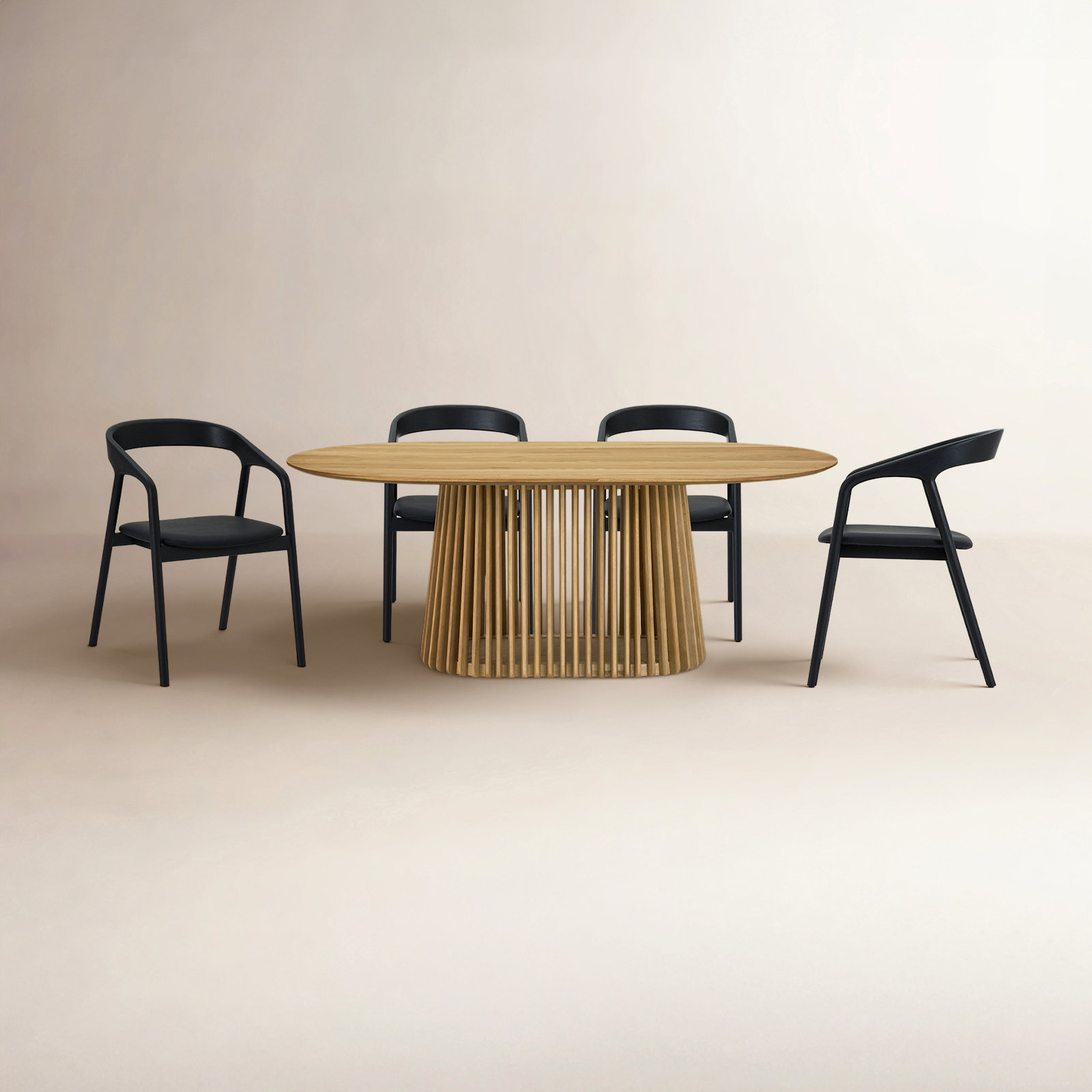 Brysa 5 - Piece Extendable Dining Set, Natural, Natural