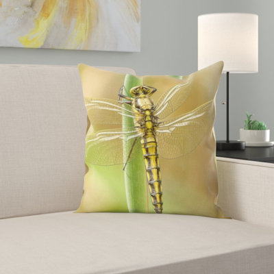 Dragonfly Throw Pillow