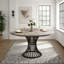 Ashiyah Round Metal Base Dining Table-2144775598-2082776105