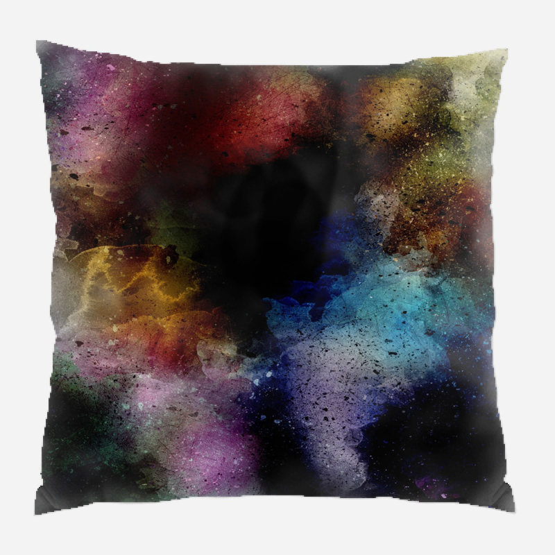 Housse et insert de coussin extérieur carré Marcelle, Microsuède, Intérieur