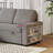85.8" Pull Out Sleeper Sofa L-Shaped Couch With USB Port And T-pyce Port-79427452
