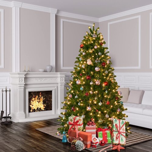 xinpianzha11 7.5' Lighted Christmas Tree & Reviews | Wayfair