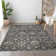 Premium Machine Washable Alliah AMF94 Gray Rug