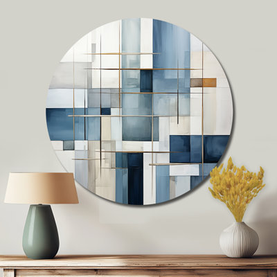Coleon - Art abstrait rond en métal
