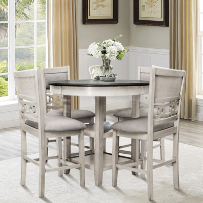 Rittany 4 - Person Counter Height Dining Set by Red Barrel Studio