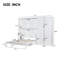 Grand lit escamotable mural avec placard, blanc-1870458308