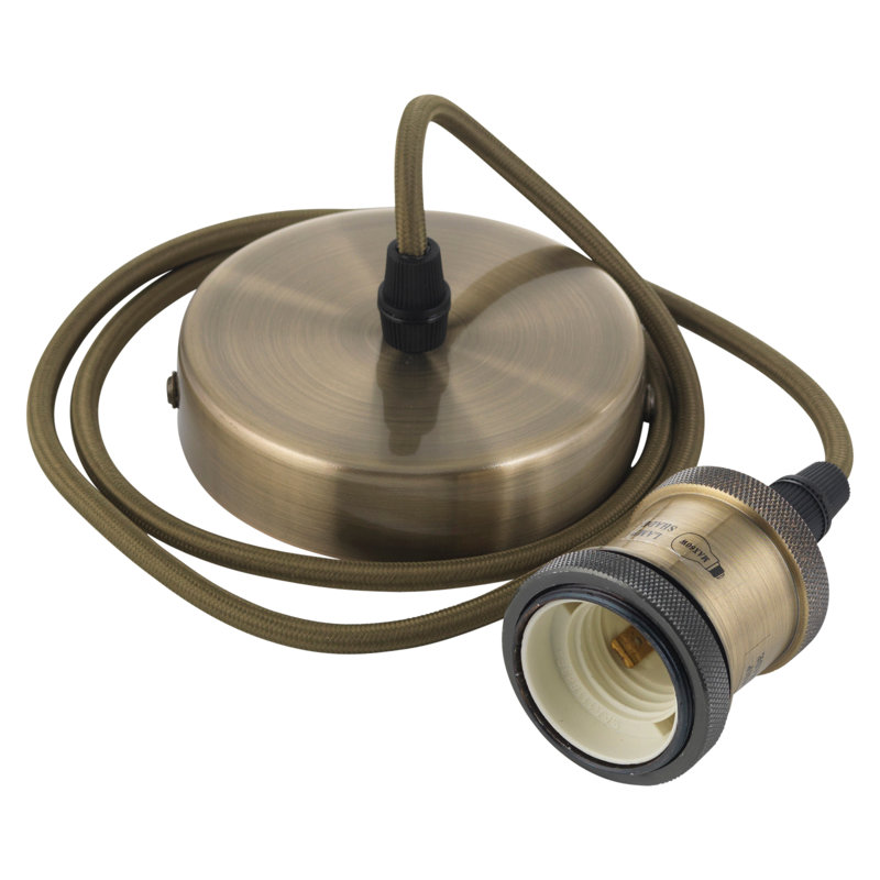 Snowden 1 - Light Pendant, Antique Brass