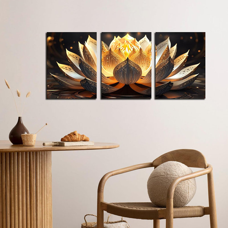 3 Piece Wrapped Canvas Print