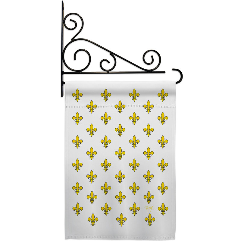 Double Sided 18.5'' H x 13'' W Polyester Flag Set