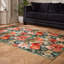 Clarke & Clarke Floral Digitally Printed 61cm X 230cm Area Rug