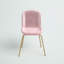 Chaise d'appoint rembourrée en velours Gleno-1481443290