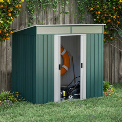 Brynlea 5.9ft. x 3.2ft. Galvanised Steel Pent Storage Shed