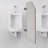 Wall-Mounted Urinal Screen Toilet Partition-101768345