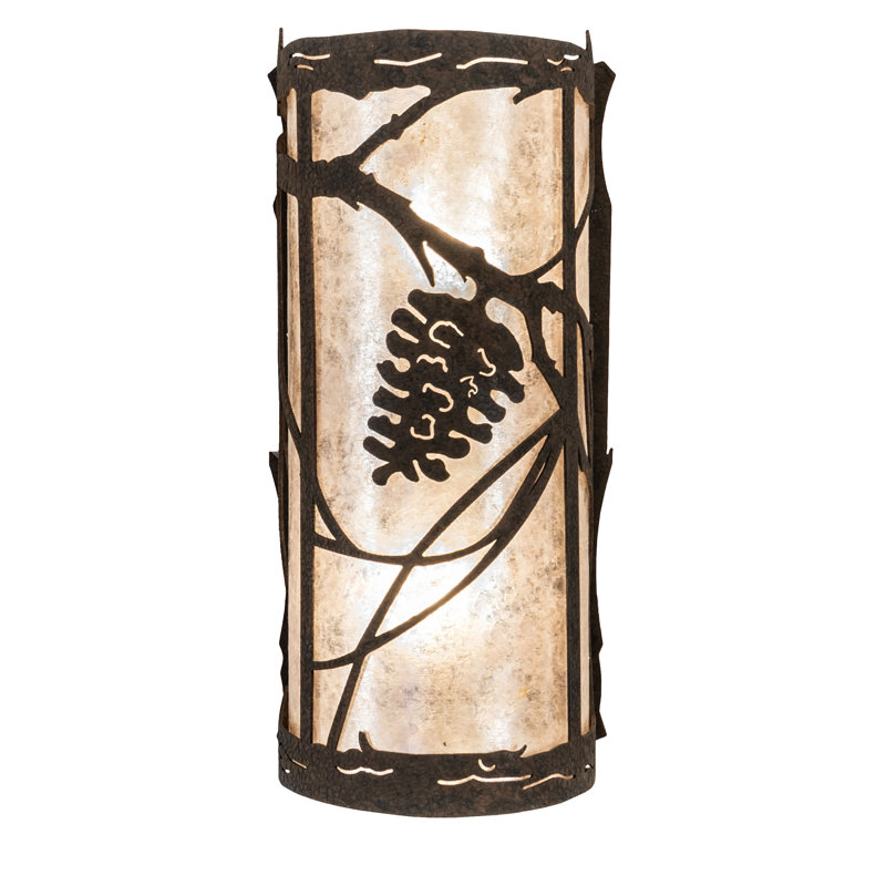 2 - Light Flush Mounted Sconce