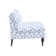 Red from Scalamandre Crafted by Cloth & Company Concord Settee in Pattern
