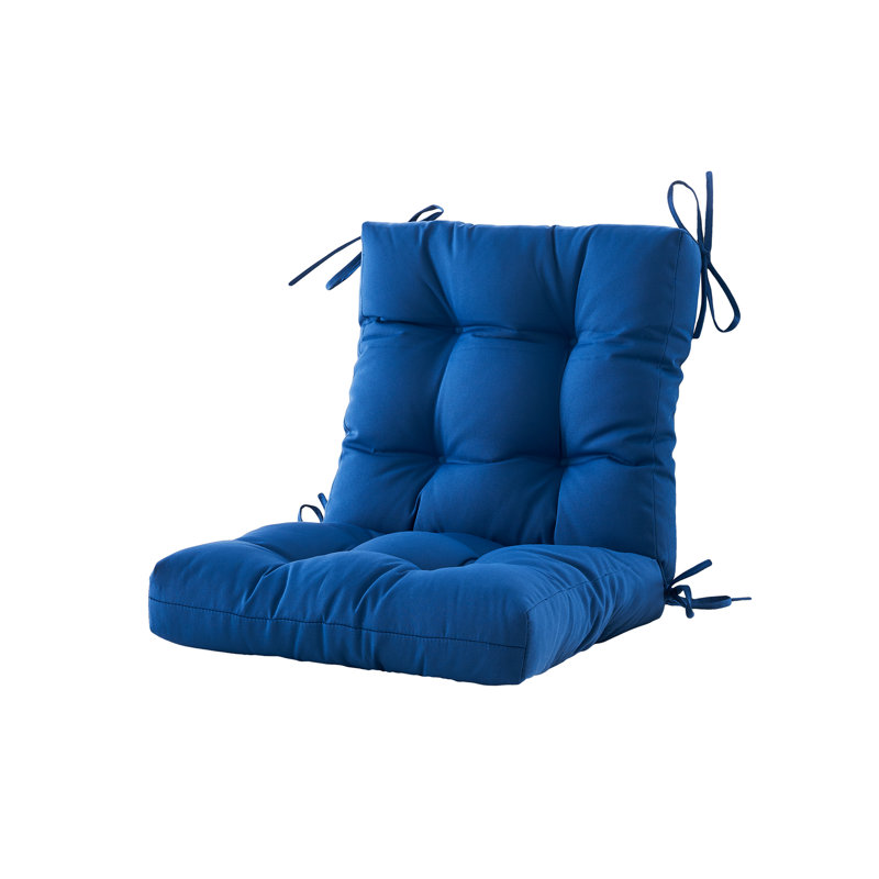Outdoor 4'' Seat / Back Cushion, Blue