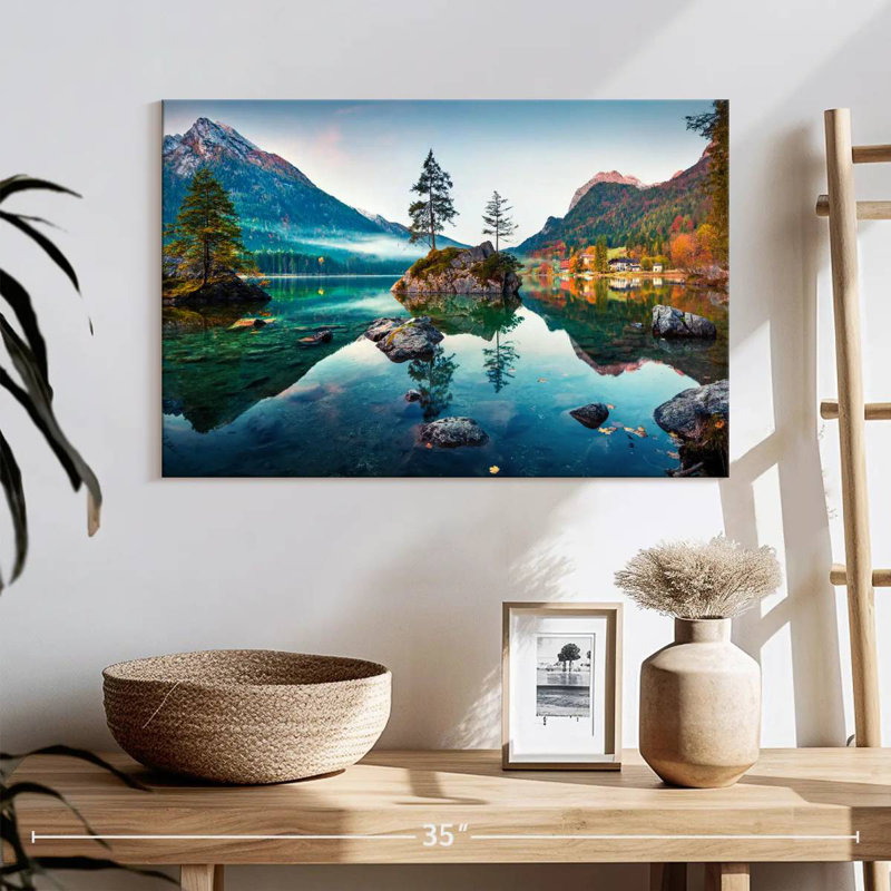 Alvord Lake Hintersee Tranquility, H 16 po x l 24 po