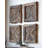 Rustic Abstract Wall Decor on Solid Wood