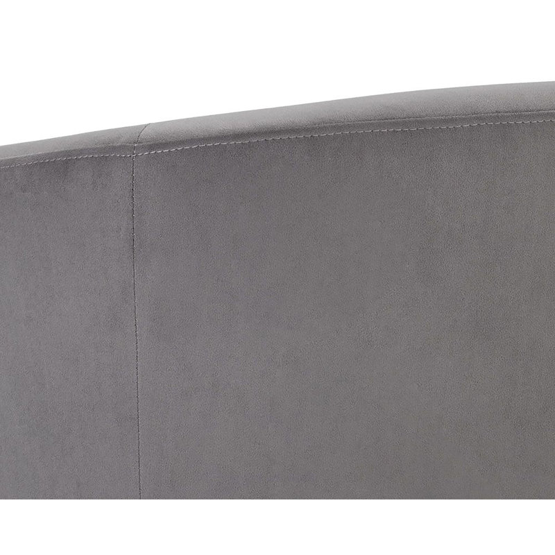 Choncey Swivel Tufted Armchair, Gray