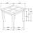 Goble Square Counter Height Dining Table Vineyard Oak