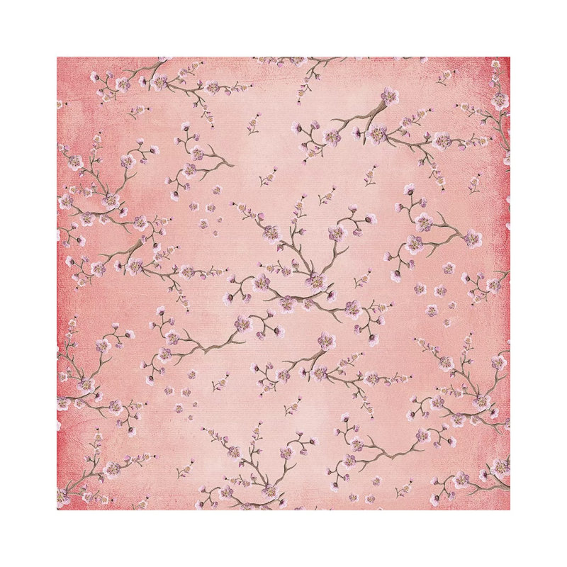 Sakura Love Blush VI Square 1 Piece Wrapped Canvas Wall Art, 66.04 cm H x 66.04 cm W x 3.175 cm D