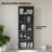 Freestanding 5-Shelf Adjustable Wood Bookcase, Perfect for Home and Office Organization in Grey-1490033876-1544977907